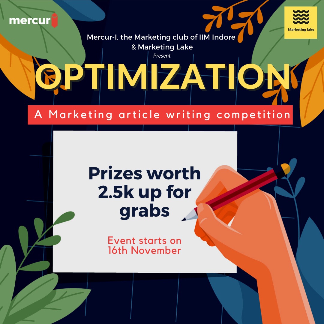 Optimization- An Article Writing Competition 2020